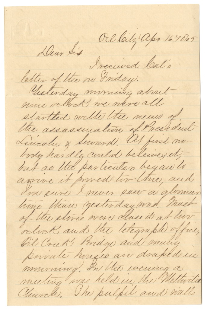 150 Years Ago: Lincoln's Assassination | History Center Blog