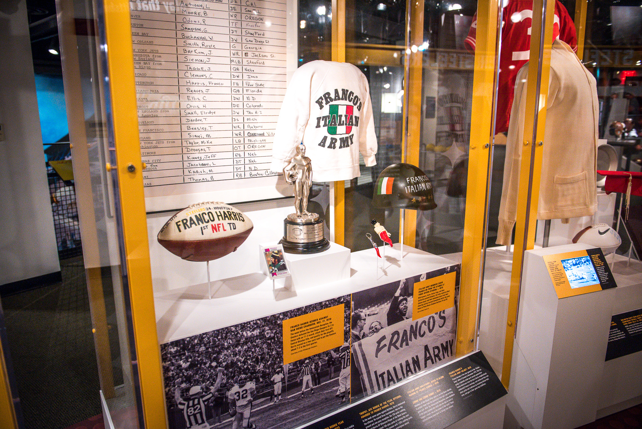 Franco Harris' Super Bowl rings now on display at Pittsburgh Sports Museum